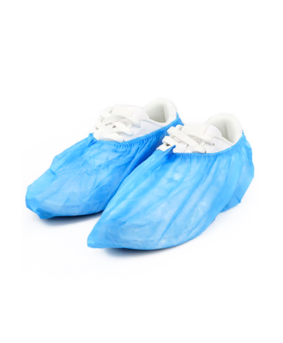 100 Pack Yellow Non-Woven Fabric Medical Overshoes Disposable Shoe Covers Non-Slip Boot Cover 