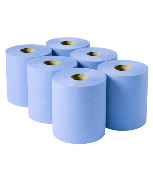 Blue Centrefeed Rolls 2 Ply 100m (Case of 6)