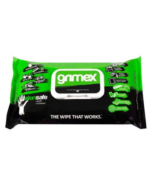 GRFPFL100-GRIMEX 100 PACK FLIP-TOP-WIPES- disposable cleaning cloths