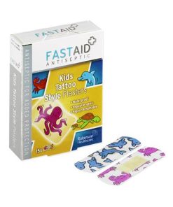 Fast Aid Kids Tattoo Style Plasters Pack of 15
