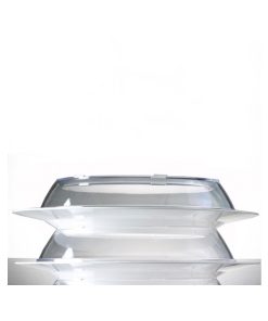 Polycarbonate Plate Cover 22cm (Pack of 12)