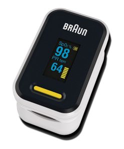 Braun Pulse Oximeter 1 SpO2 Heart Rate Blood Oxygen Saturation Finger PR Monitor