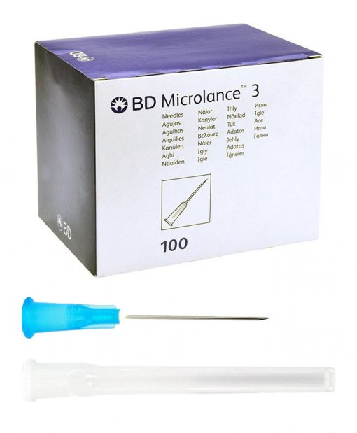 300800 BD Microlance 3 Needles Blue 23G x 1 Inch per 100