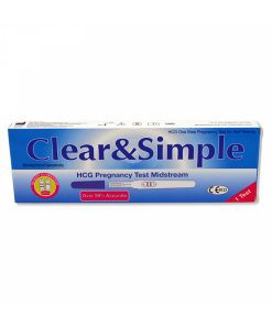 Clear & Simple HCG 20mi Pregnancy Test